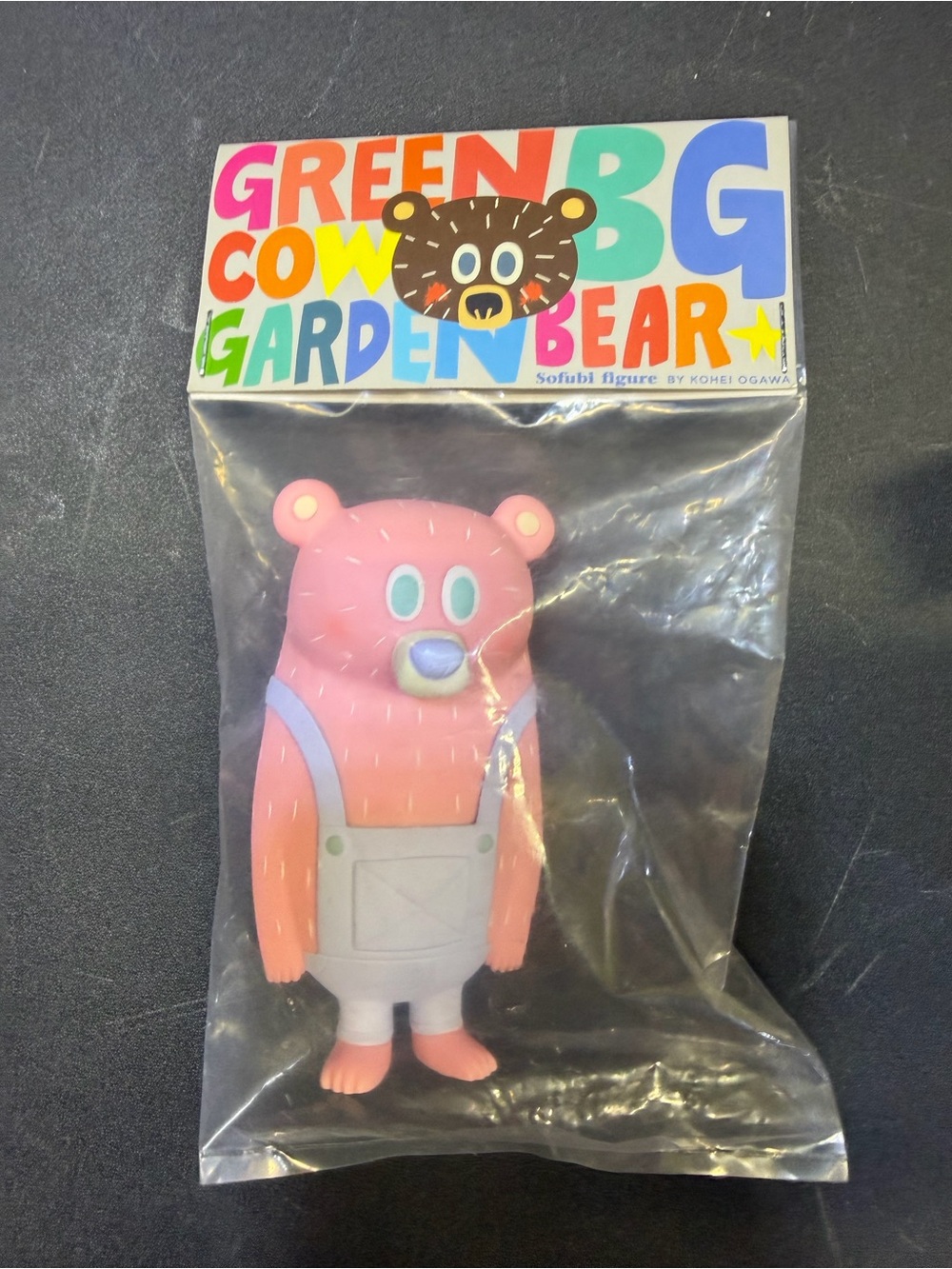 Green Cow Garden BG Bear Pink Figure by HOW2WORK
